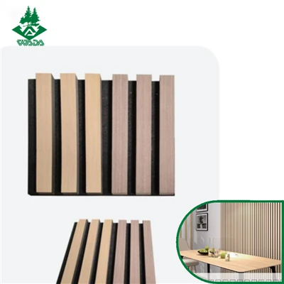 Akoestische houten wandpanelen